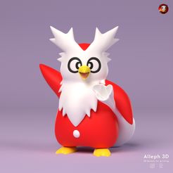 delibird-logo-new.jpg STL file pokemon delibird・3D printing template to download