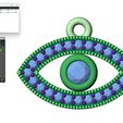 6.jpg Eye of Protection Pendant - 3D Printable Jewelry Model (Free)