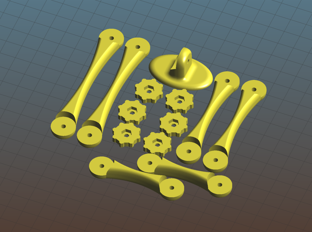 Free STL file update on the articulated action figure stand remix・3D