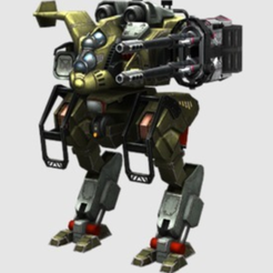 Capture d’écran 2017-07-27 à 16.15.36.png Archivo STL gratis Robot caminando arte fan kossak・Modelo imprimible en 3D para descargar