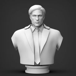 Preview_1.jpg Robert Pattison Bust 3D Printable