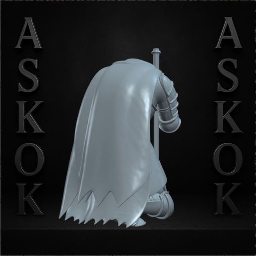 jpg_frame_03.jpg Kneeling Crusader Knight - CA316