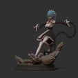 wip5.jpg Rem 3d print statue diorama - Re Zero Figurine