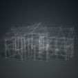 uv.jpg Download MEDIEVAL HOUSE 3D Model - Obj - FbX - 3d PRINTING - 3D PROJECT - GAME READY