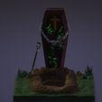 image-5.jpg Creepy Light up Coffin and Grave