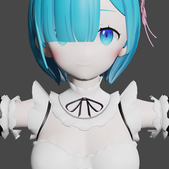 fos5.png STL file Rem Re:zero・3D printing model to download