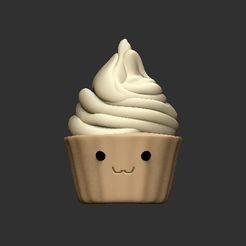 cup1.jpg STL file kawaii cupcacke・3D printing model to download