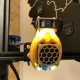 Ender 3, 3 V2, 3 pro, 3 max, двойной 40-мм осевой вентилятор hot end duct / fang. CR-10, прямой привод Micro Swiss и совместимость с боуденом. Для печати не требуется поддержка