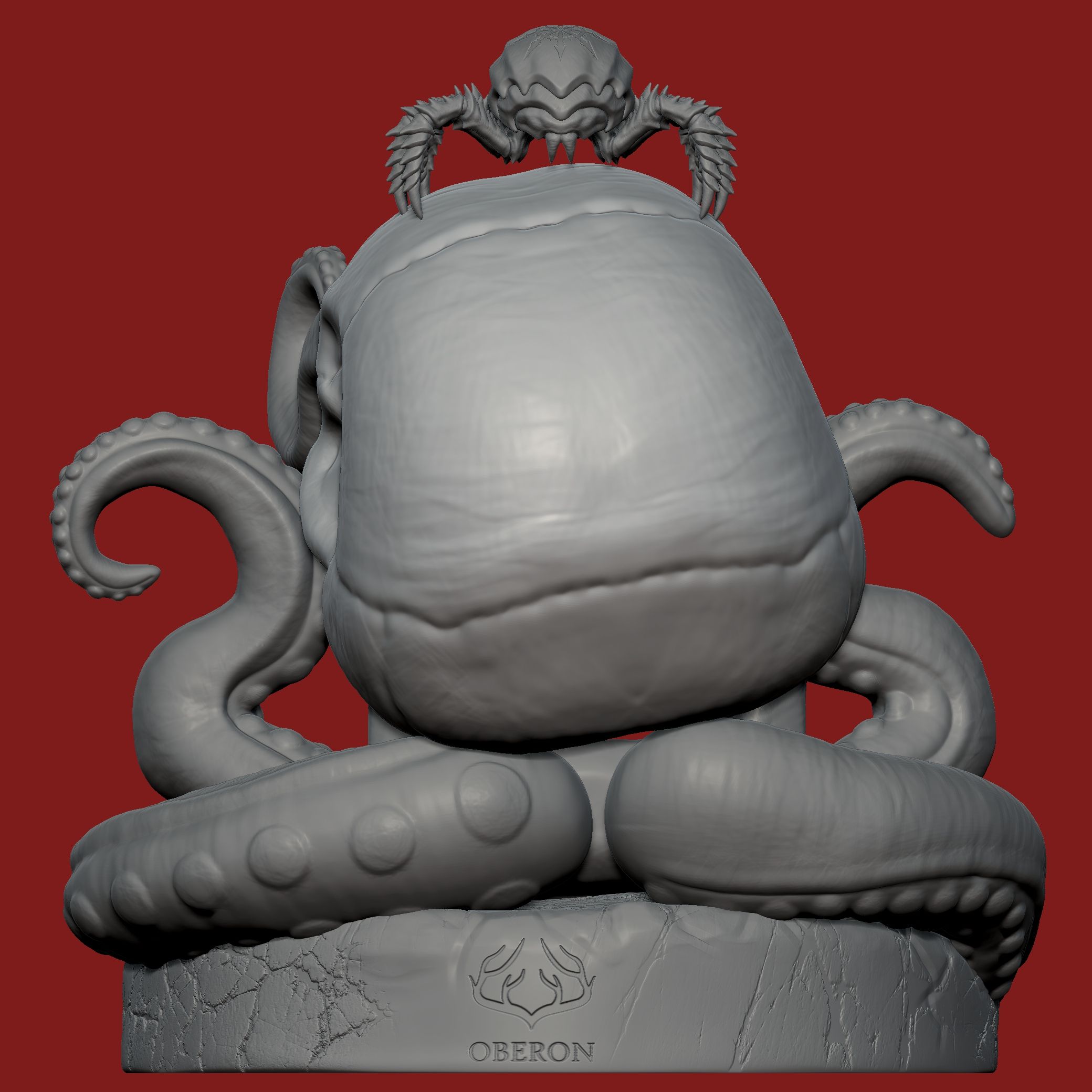 Скачать файл Череп и щупальца Башня для игры в кости