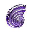 SeaShell Pattern_28_9_pnp.stl Sea Shell Design realistic abstract scanned model