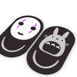 clips-totoro.png STL file clips para libros・3D printable model to download