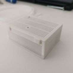 IMG_20210711_144041.jpg Free STL file Silica Box with holes for PTFE tube・3D printer model to download