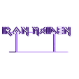 IronMaiden-Logo-sTAND.stl Iron Maiden Logo