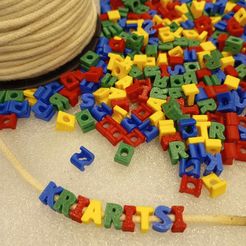 letter beads