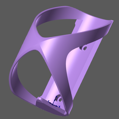 Porte_gourde.PNG Free STL file Mountain bike bottle holder・3D printing design to download