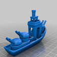 f30bf50a-ae92-49e1-8510-728a9757f228.png Battle Ship Benchy with rotating turret
