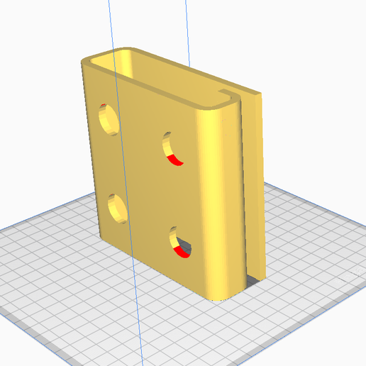 Cabel channel 120mmx120mm 3D model