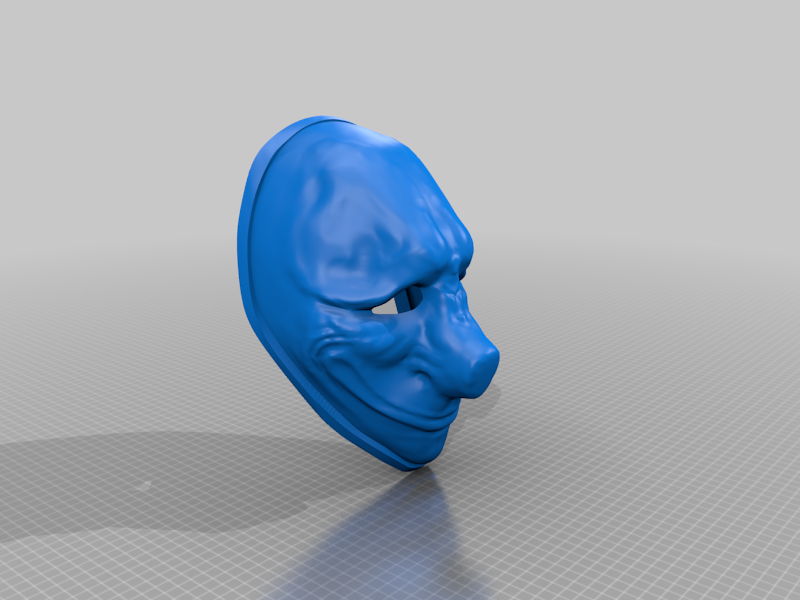 Houston_Mask.png Free STL file Payday 2 Houston Mask・3D printable object to download, valertale