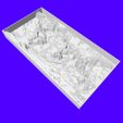Map world 3D - Plane escala 1in200Mill jpg5.jpg Topographical map - flat relief 1 in 200 million