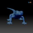 3DPrint4.jpg Namib Gecko -Pachydactylus rangaii-with full size texture + Zbrush Originals-STL 3D Print File-High Polygon