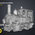 Locomotive humidifier by 3Demon zg { Locomotive Air Humidifier