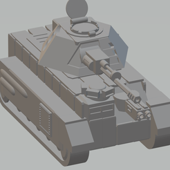 1.png Free 3D file FHW:Twilight Jager Tank design v1 auto cannon・3D printing idea to download