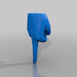 Middle_Finger_2.png Middle finger hand low poly