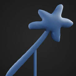 Wand1.png Archivo STL Varita de princesa de dibujos animados Puffy・Modelo de impresión 3D para descargar