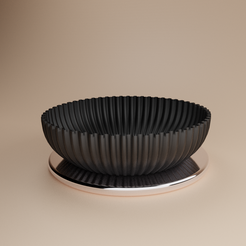 Fruit-Bowl.png Télécharger fichier STL Bol à fruits minimaliste • Objet pour imprimante 3D, RGS9