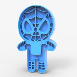 untitled.170.jpg STL file Cookie Cutter - Cookie Cutter - Spiderman - Spiderman・3D printable design to download