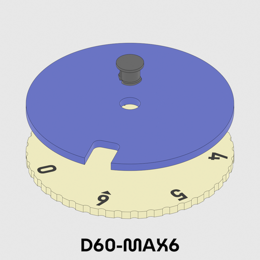 D60-MAX6_exploded.png Life/Score Counter D60 : Max 6