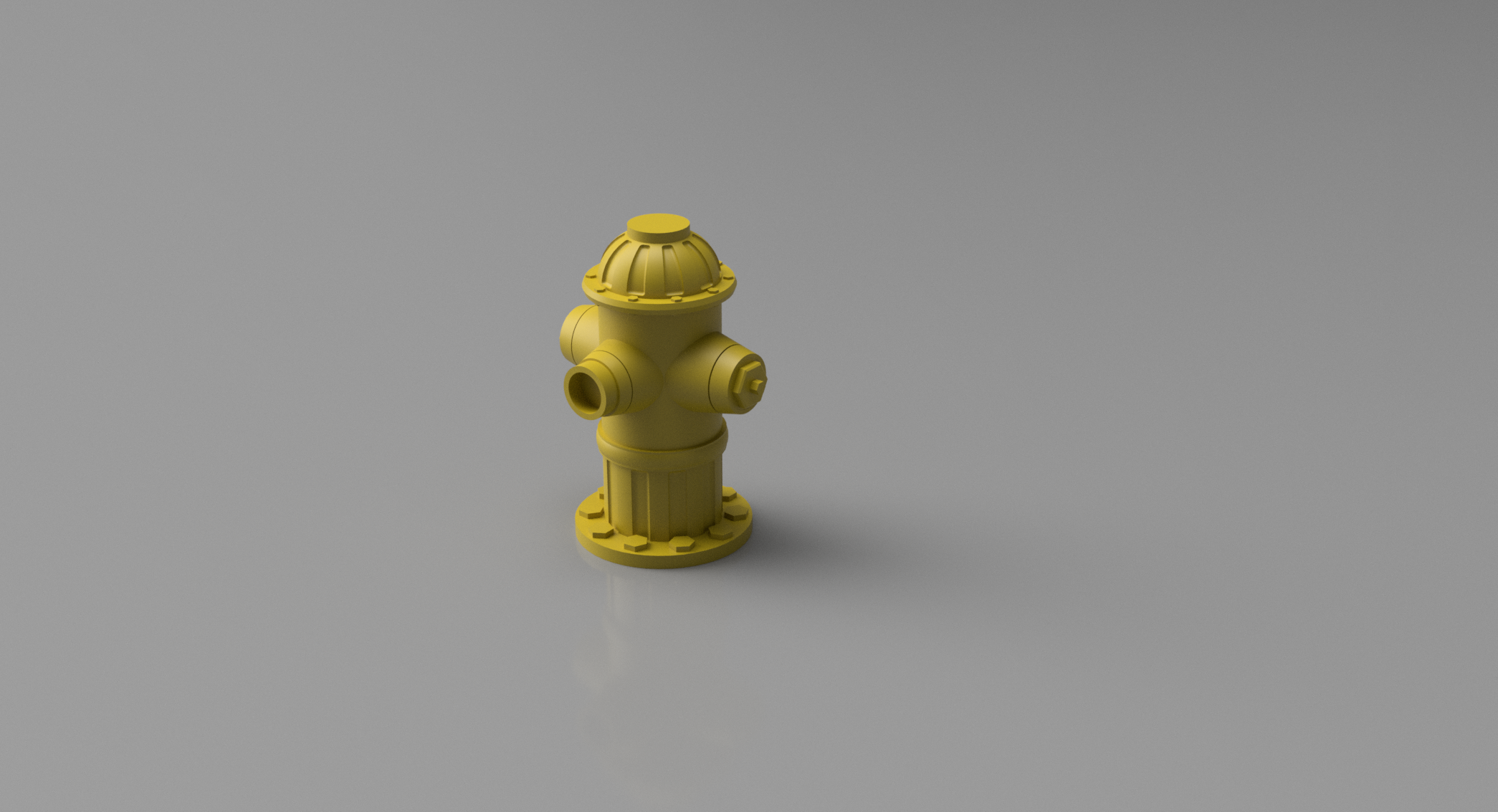 FireHydrant v1.png Download STL file Fire Hydrant model prop for Dioramas and Tabletop • 3D printable design, The3Dprinting