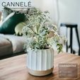 CANNELE_free-standing-planter_white-front.jpg CANNELÉ | Fast-print mini Planter