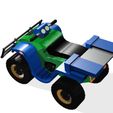 KJ.jpg DOWNLOAD ATV QUAD 3D MODEL - OBJ - FBX - 3D PRINTING - 3D PROJECT - BLENDER - 3DS MAX - MAYA - UNITY - UNREAL - CINEMA4D - GAME READY Auto & moto RC vehicles Aircraft & space
