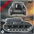 4.jpg SG-122 122 mm M-30 mounted howitzer SPG - Soviet army WW2 Second World East front Ostfront RPG Mini Hobby