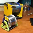 18e2999891374a475d0687ca9f989d83_preview_featured-1.jpg Free STL file Solder Spool Holder・Object to download and to 3D print