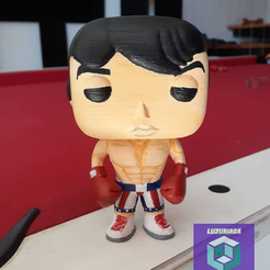 rocky .png Archivo STL Funko Pop Rocky balboa・Plan para descargar y imprimir en 3D
