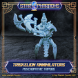 Cults-Triskelions-Auto-Axe-Front.png Triskelion Annihilators - Star Pharaohs