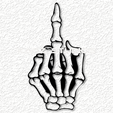 project_20231104_1907215-01.png The middle finger wall art skeleton middle finger wall decor