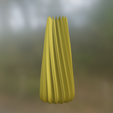 Golden.png Long Vase - Modern style single rose