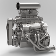 Chevy.SB.Supercharged.0014.png Supercharged SBC Small Block Chevy V8 Engine 1/8 TO 1/25 SCALE