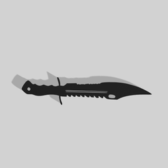 Cuchillo-Rambo.png Rambo Knife Decoration- 2D Art
