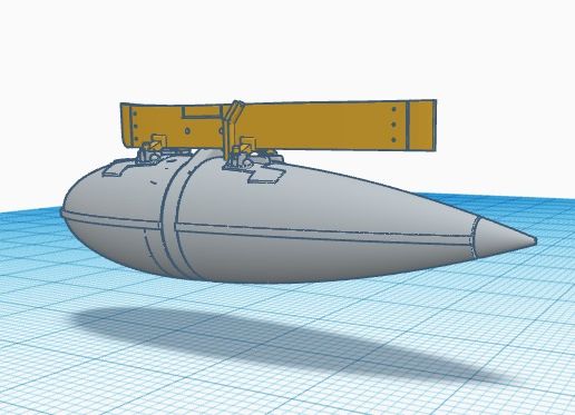 E2_300L_DropTank_Rear.jpg 1/48 Scale Luftwaffe E2 300L Drop Tank
