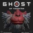 MountainMessenger2.jpg GHOST OF TSUSHIMA - Sacred Mountain Messenger Mask Fan Art Cosplay 3D Print and Low Poly