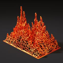 20000.jpg 3D file Fire flame・3D printable design to download
