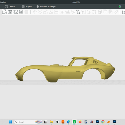1964 Bill Thomas Cheetah Prototype #2, 1/24 scale car model hollow body, rc car, slot car, display, resin or fdm, 3d print, stl file