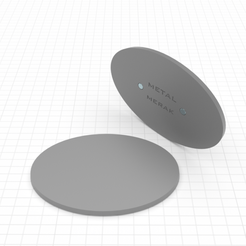 Base-Oval-105x70mm.png OVAL BASE 105MM X 70MM - WITH MAGNET SLOT