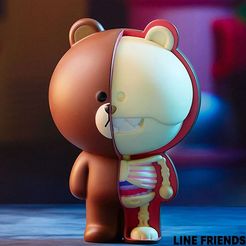 Portada.jpg Archivo STL Xxray Plus Brown ( LINE FRIENDS )・Modelo para descargar e imprimir en 3D