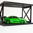 DSC08350-2.jpg STL file Car Port Garage Scale 143 Dr!ft Racer Storm Child Diorama・3D printable model to download