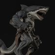 Untitled12_013.jpg Mutant Shark Warrior 3D Print Ready